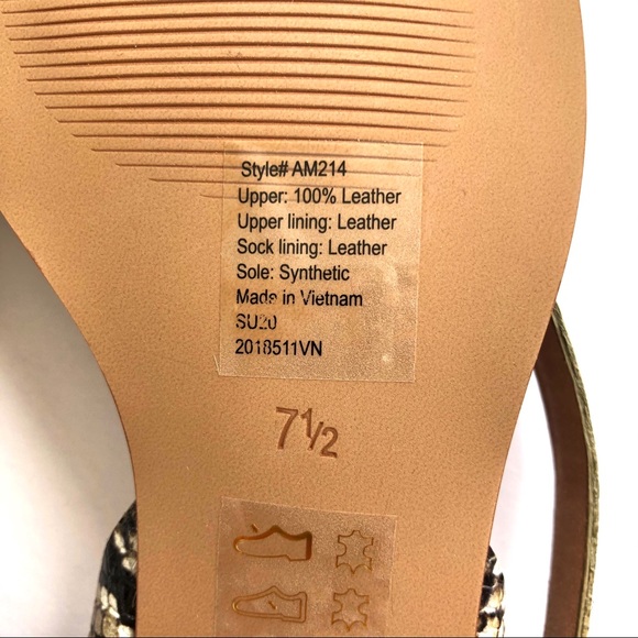 Madewell • Heidi Slingback Snake Embossed Sandals - Picture 10 of 10